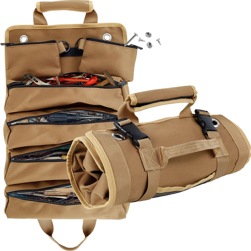 Thumbnail: Multi-Purpose Tool Bag Roll Up Tool Bag Oxford Cloth Heavy Duty Tool