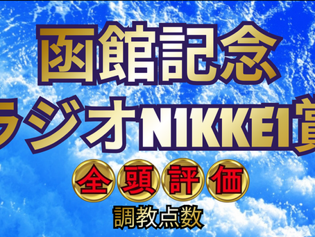 ラジオNIKKEI賞　函館記念【AI指数 / 候補馬】競馬予想
