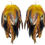 Thumbnail: Yellow Feather Earrings (4–6 in) • Long Statement Dangle • Festival/Carnival