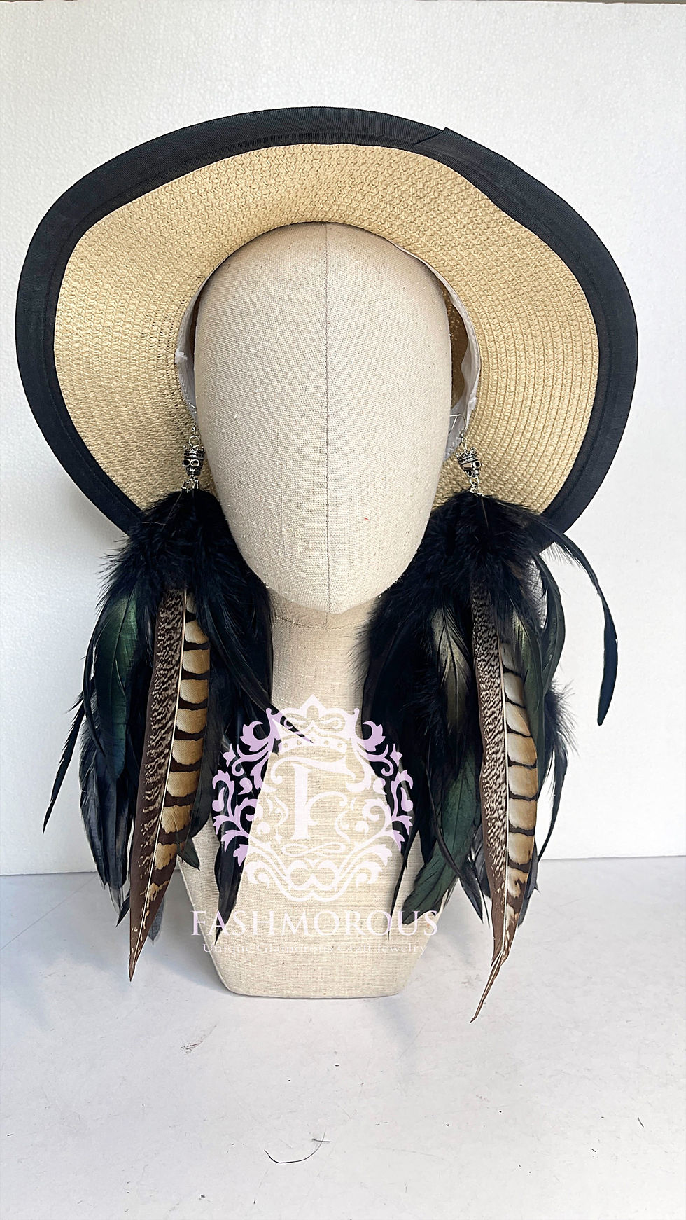 Thumbnail: Halloween Earrings for Women Black Skull Halloween Earrings for Women