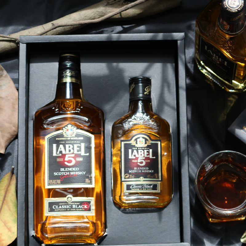 縮圖：英國【Label 5】雷伯五號 蘇格蘭威士忌禮盒
