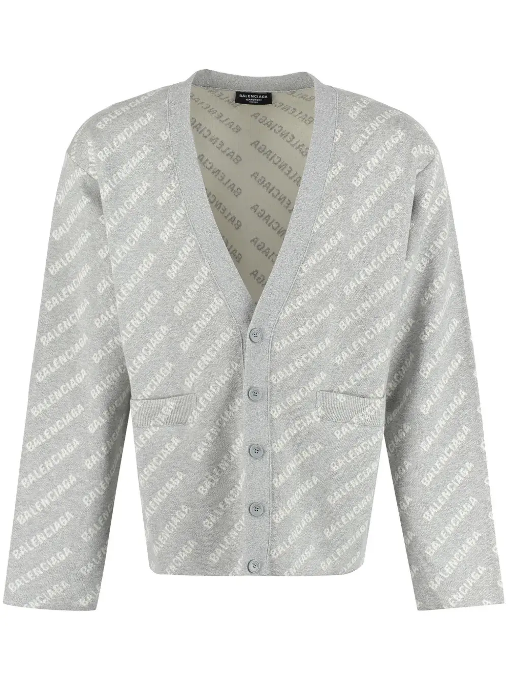 Logo-intarsia cardigan (103465)