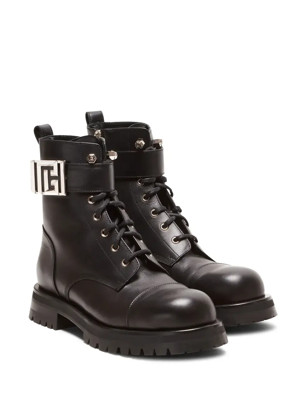 Miniatura: Charlie leather combat boots (120111235)