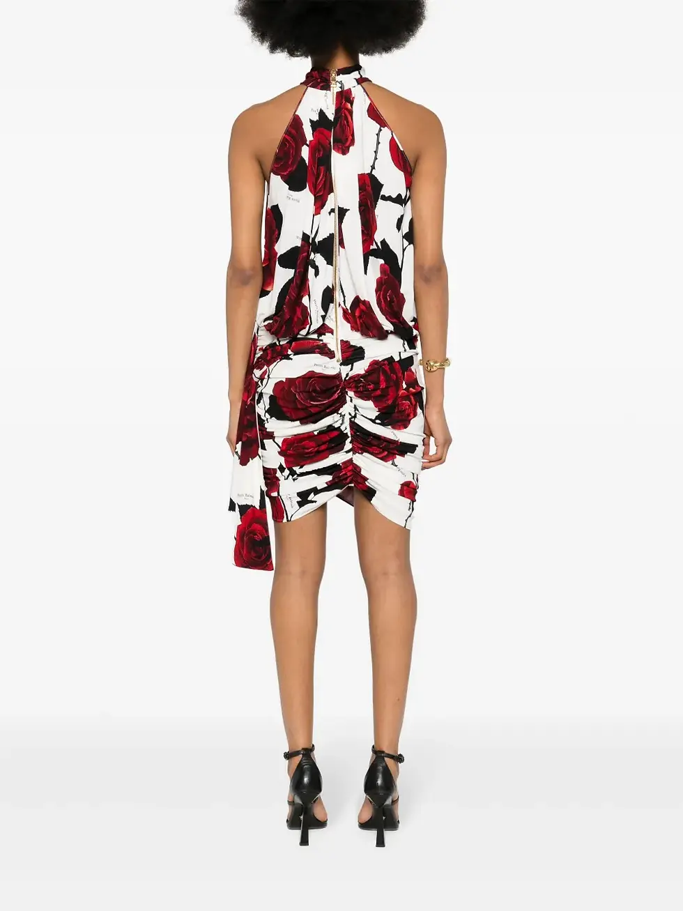 Miniatura: Rose-print mini dress