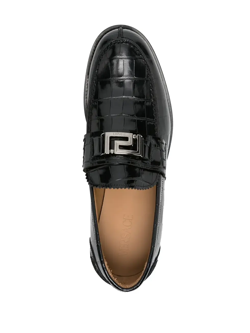 Miniatura: Greca crocodile-effect loafers (1200155)