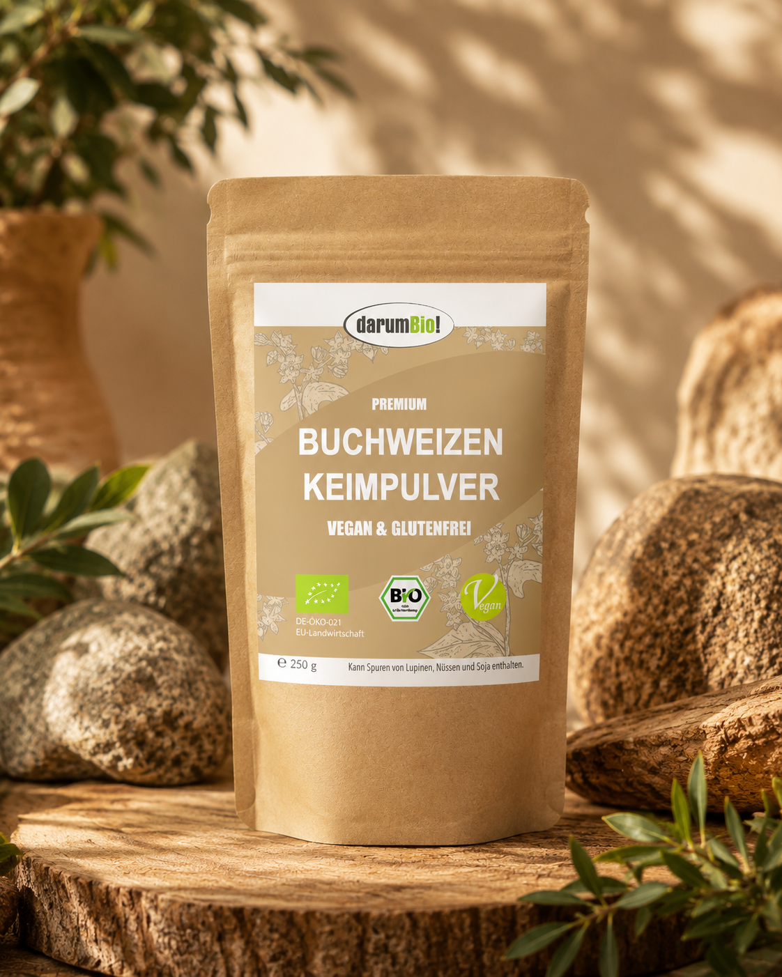 Buchweizenkeimpulver vom Biohof  Lindenberg / Altmark