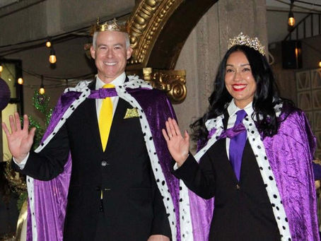 City of El Centro crowns Mardi Gras King & Queen