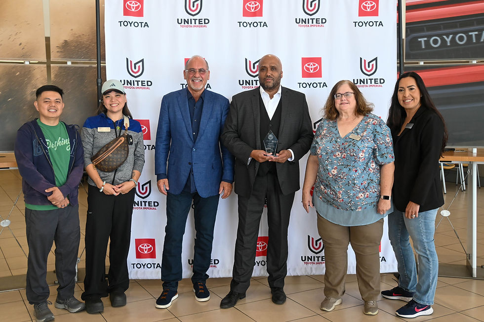 United Toyota Imperial Recognized as April 2026 Business of the Month