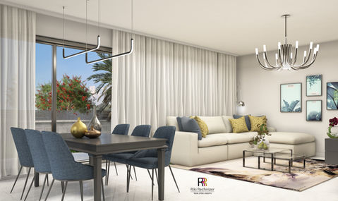 הדמיית סלון וילה