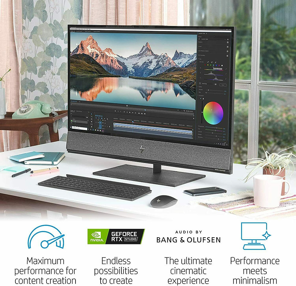 Thumbnail: HP Envy 32 All in One AIO 32" UHD 4K i7-10700 32GB 1TB SSD 8GB RTX 2070 *W11 El*