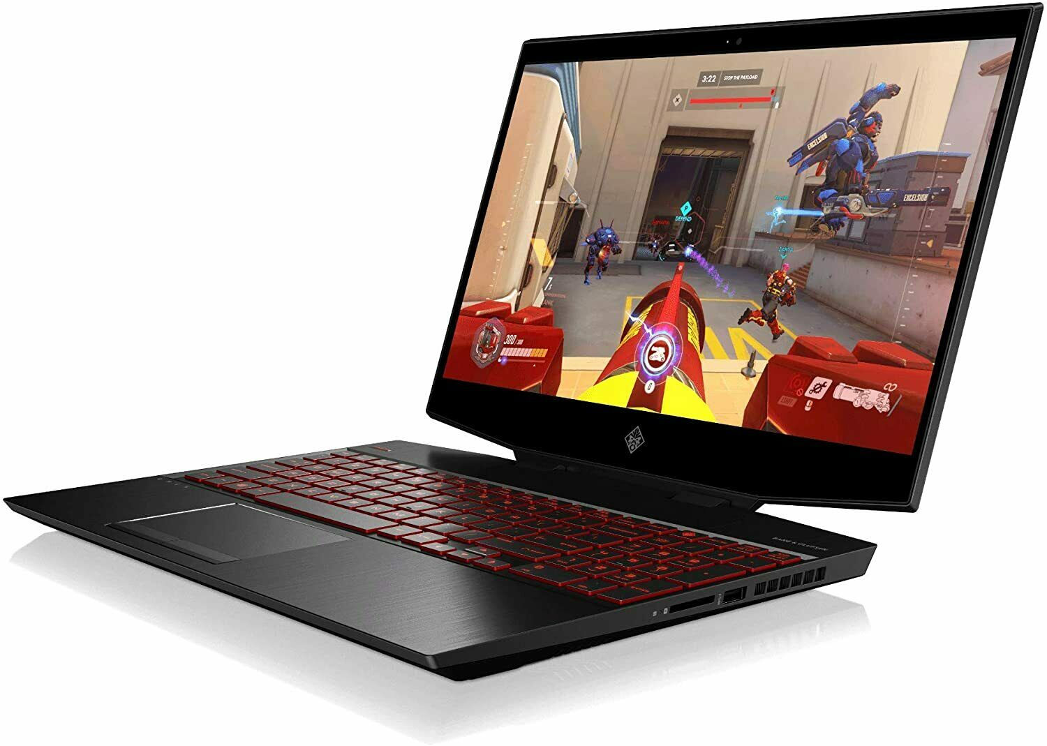 HP Omen 15t-dh100 15 Gaming Laptop PC 15.6" 144hz i7 32GB RTX 2060 *W11 Eligib*