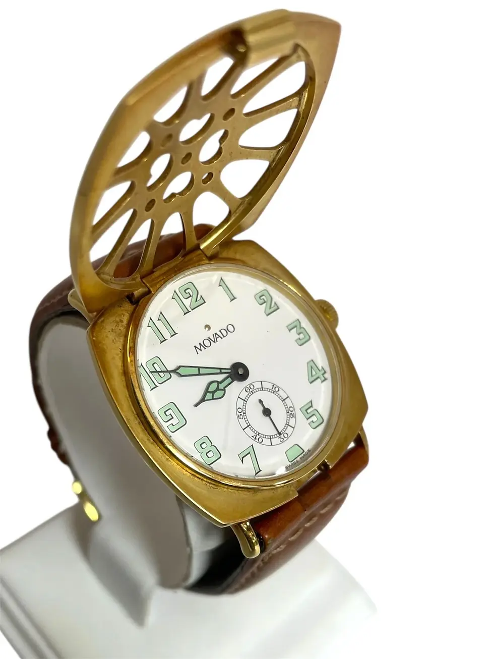 Thumbnail: MOVADO Military Limited Edition 58/250 18K YG Watch 35mm