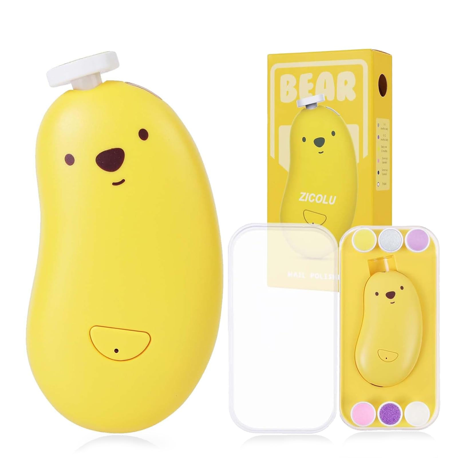 Hranio Baby Nail Clippers Baby Nail Trimmer Electric Nail File Baby Nail File El