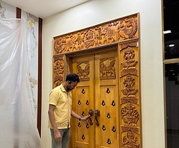 pooja room door