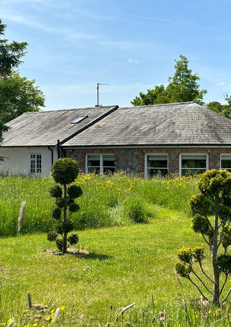 Balsoon Lodge from the meadow