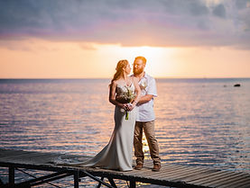sunset wedding photoshoot