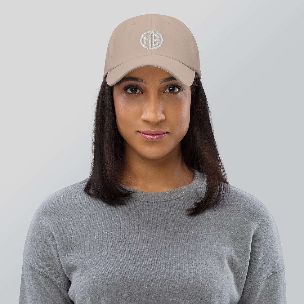 Thumbnail: MEF White 3D Puff embroidered Dad hat - Supporting MEF