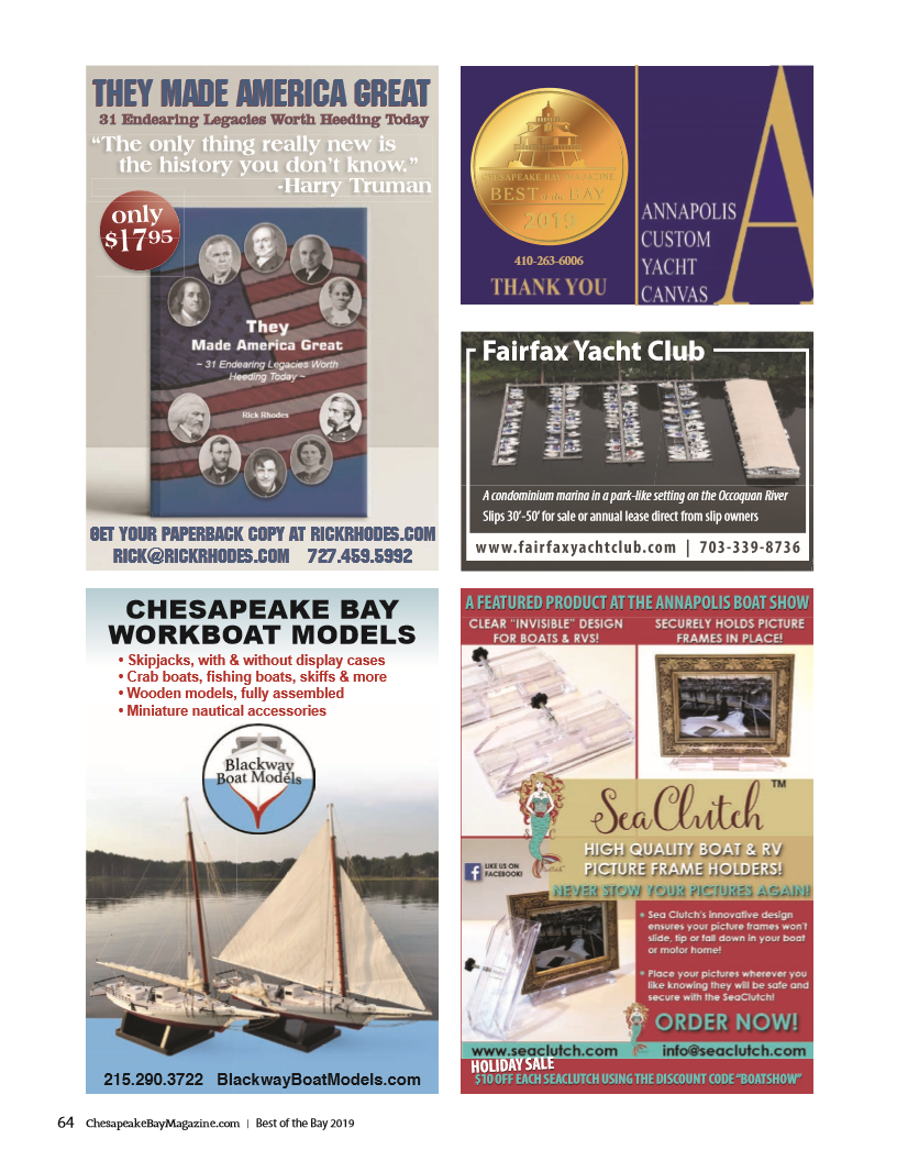 SeaClutch boat, yacht, RV, picture frame