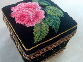 Мастер класс по созданию шкатулки, шкатулки-игольницы.