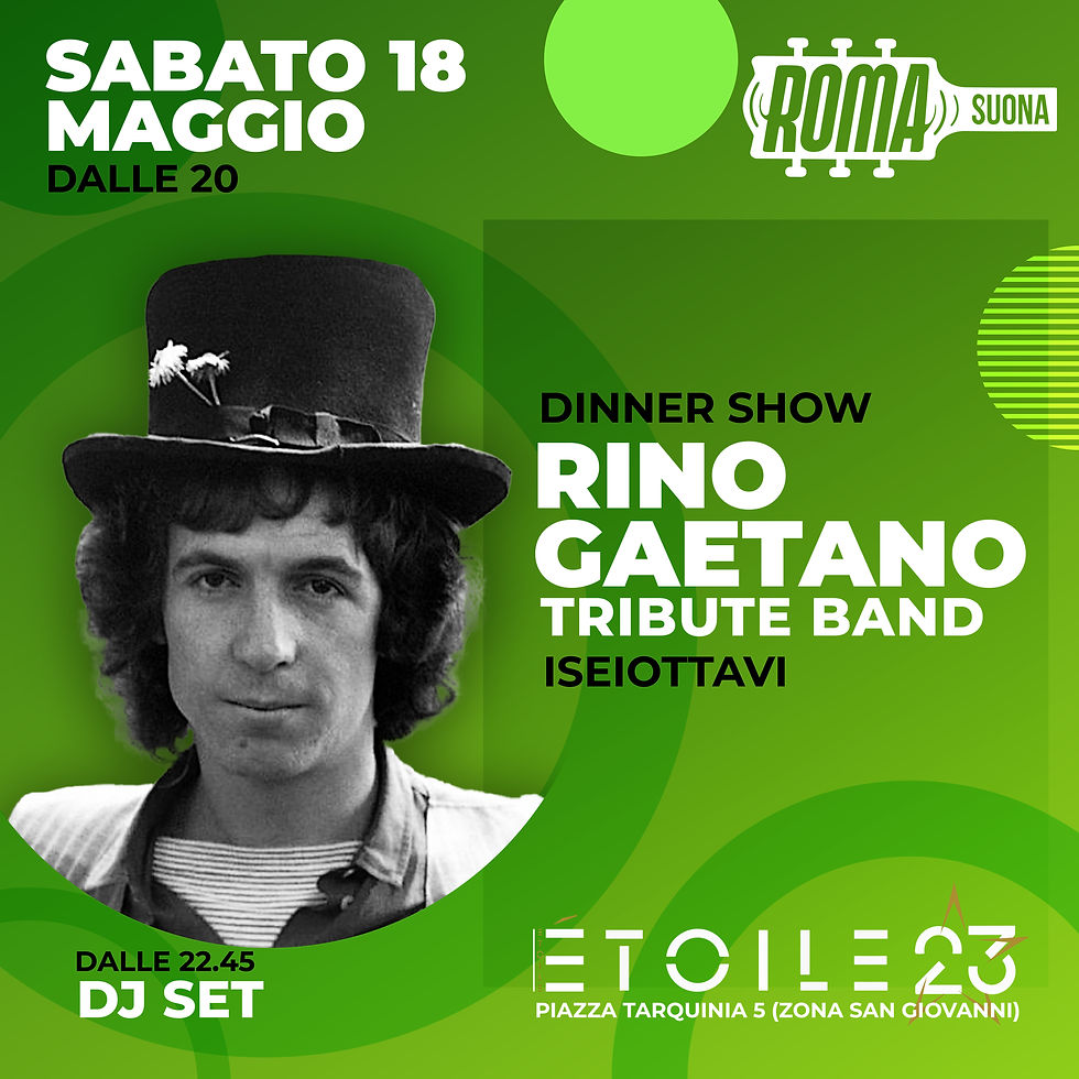 Roma suona Rino Gaetano | Concerto all'Étoile 23