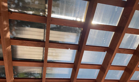 Polycarbonate pergola cover in Salt Lake City, Utah