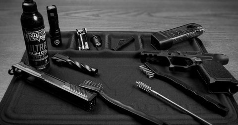 Gun cleaning services. Ultrasonic and field strip cleaning.