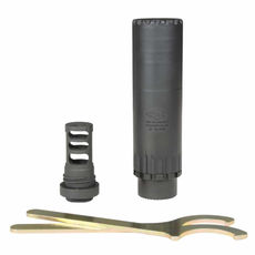 YHM Resonator K—compact .30-cal suppressor with HUB compatibility, 17-4 stainless steel build, full-auto rating, and reduced flash signature.