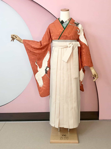 aibo神主さん風着物袴と烏帽子2点セット aibo神主さん風着物