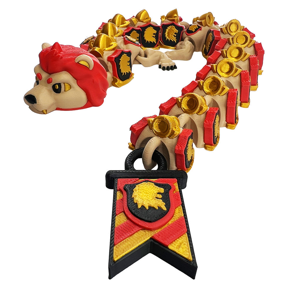 Thumbnail: Professor Lion Dragon (Digital File) NOT A PHYSICAL OBJECT!!!