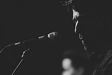 Singer on Stage