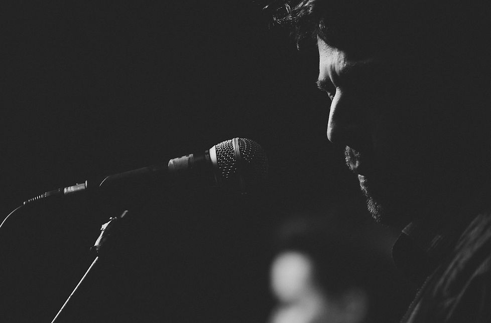 Singer on Stage