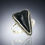 Thumbnail: Handmade sterling silver fossil shark tooth ring - Size 12.75