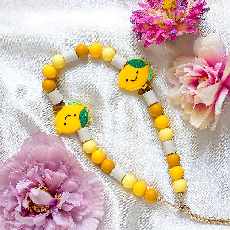 Collier Lemon - anti tiques