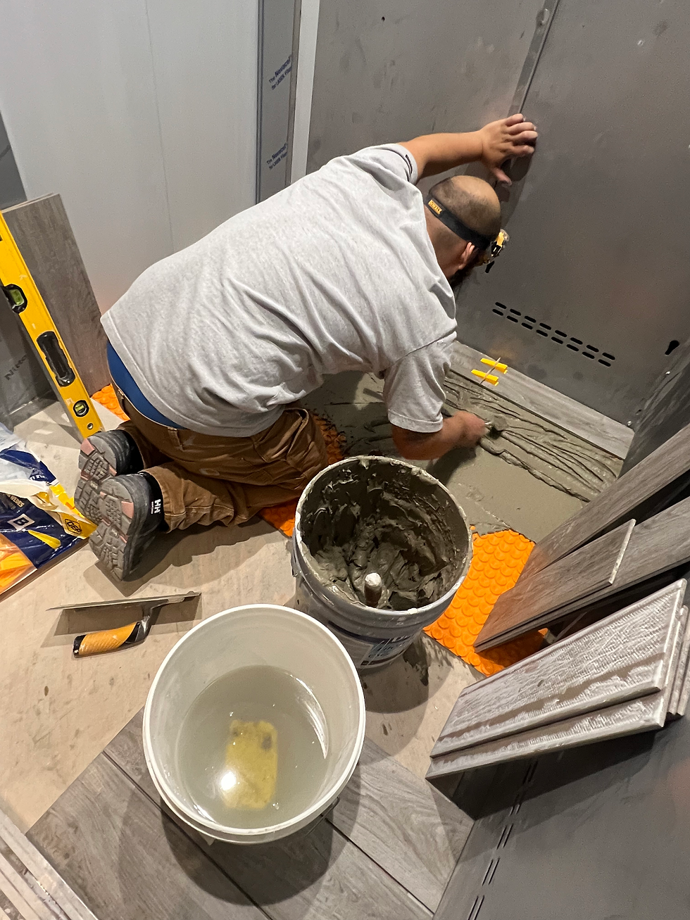 Tile Installation Elevator