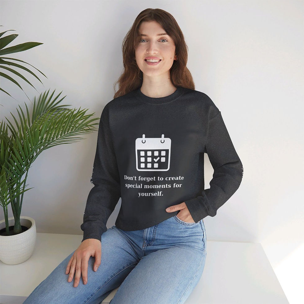 Thumbnail: Unisex Heavy Blend™ Crew Neck Time Design Sweater