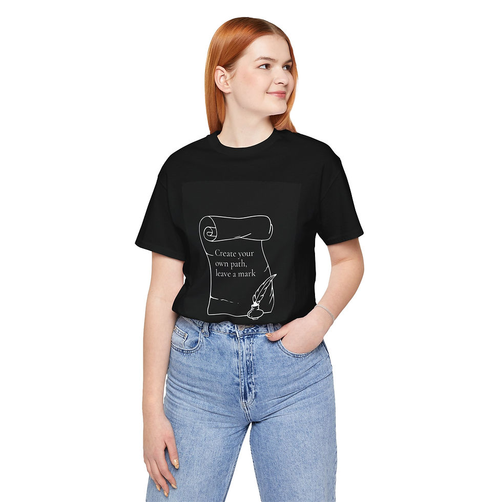 Thumbnail: Create Your Own Path - Unisex Jersey Short Sleeve Tee