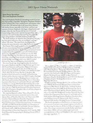 Sport Horse Nationals 2003 Page 4.jpg