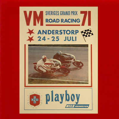 Ticko Racing Swedish Grand Prix Road Racing, 1971. | Ticko