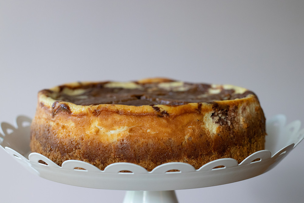 Dark Chocolate Kosher Marble Cheesecake