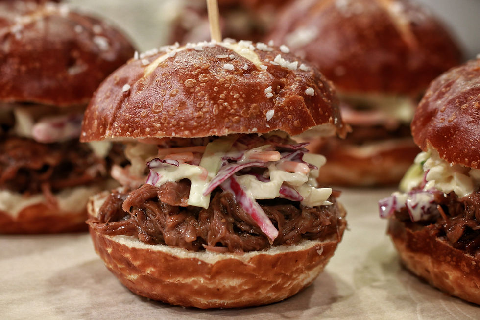 Kosher Pulled BBQ Beef Croc Pot Sliders