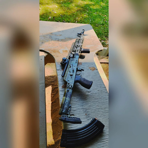 CRC 5002/9033L Left Side Folding Telescopic Stock for AK | КРУК