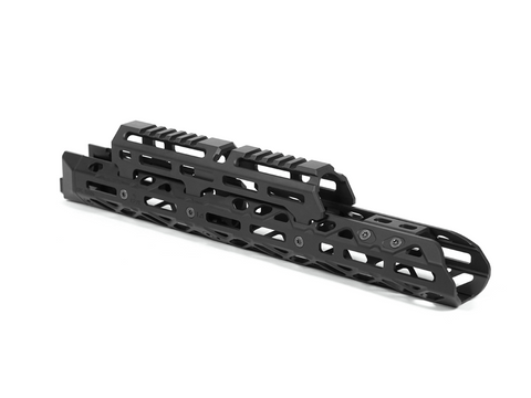 KPYK CRC 1A005B Arsenal Long Handguard Black — Lightweight aluminum full-length rail system with Long Gas Tube Cover for mill