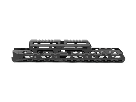 KPYK CRC 1A005B Arsenal Long Handguard Tan — Tactical M-LOK rail system with long gas tube cover providing a modular platform