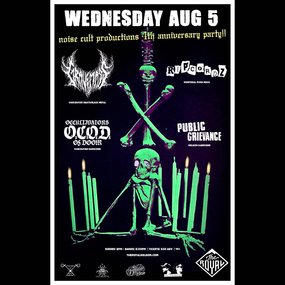 GRAVEMASS, RIPCORDZ, OCOD, PUBLIC GRIEVANCE