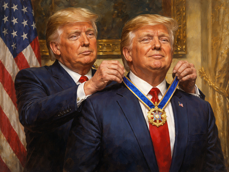 Tramps piešķir atzinību Trampam