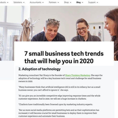 7 small business tech trends for 2020
