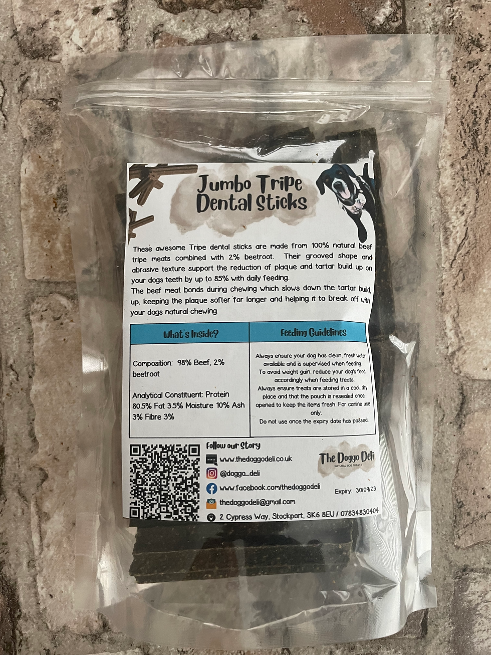 Thumbnail: Jumbo Tripe Dental Sticks (x14)