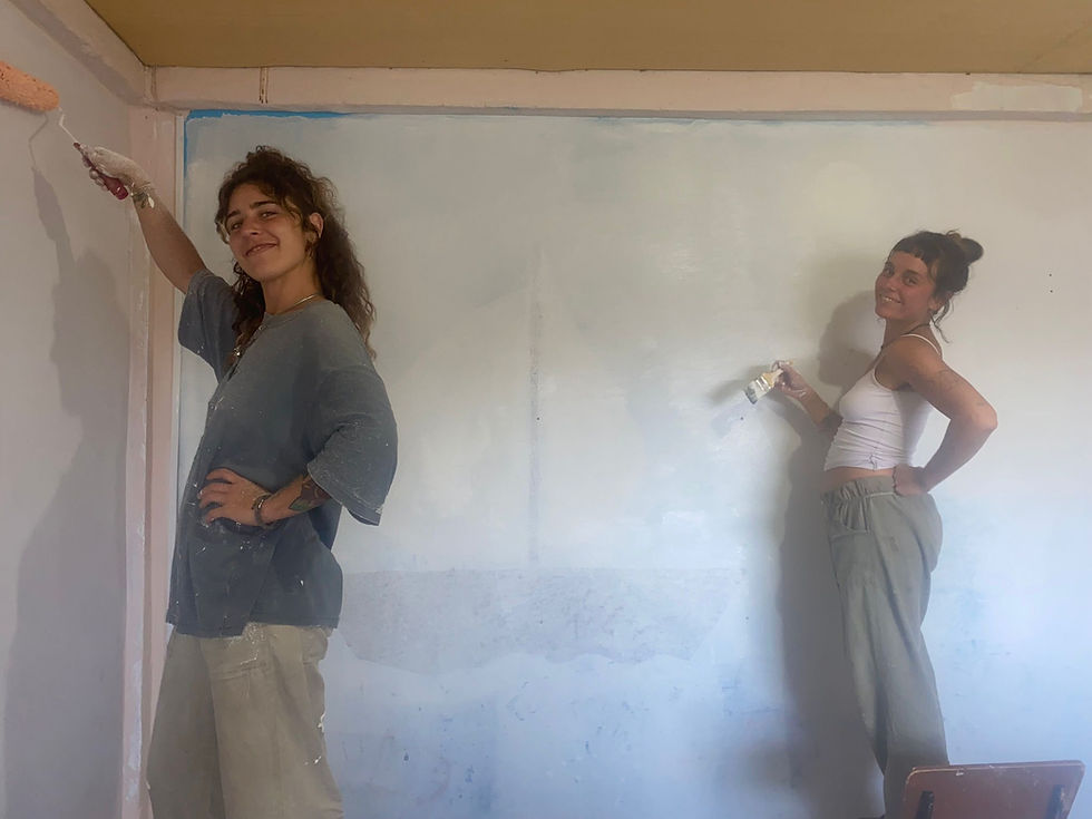 Peinture Andrea et Lucia