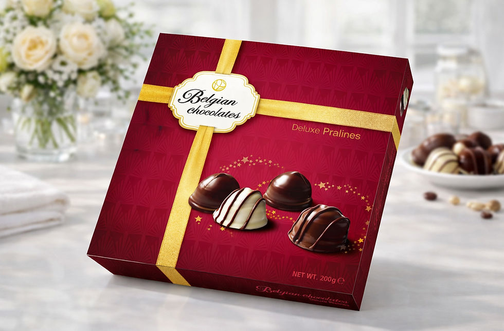 테스코 디럭스 프랄린 발렌타인 초콜릿 선물세트 패키지 디자인
tesco deluxe pralines valentine chocolate gift box packaging design