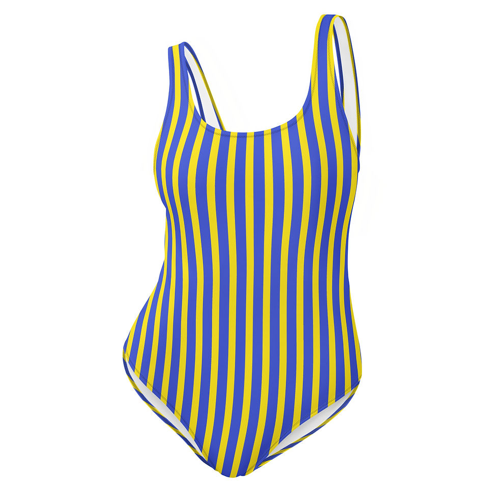 Swim Trunks Stripes One-Piece Swimsuit
